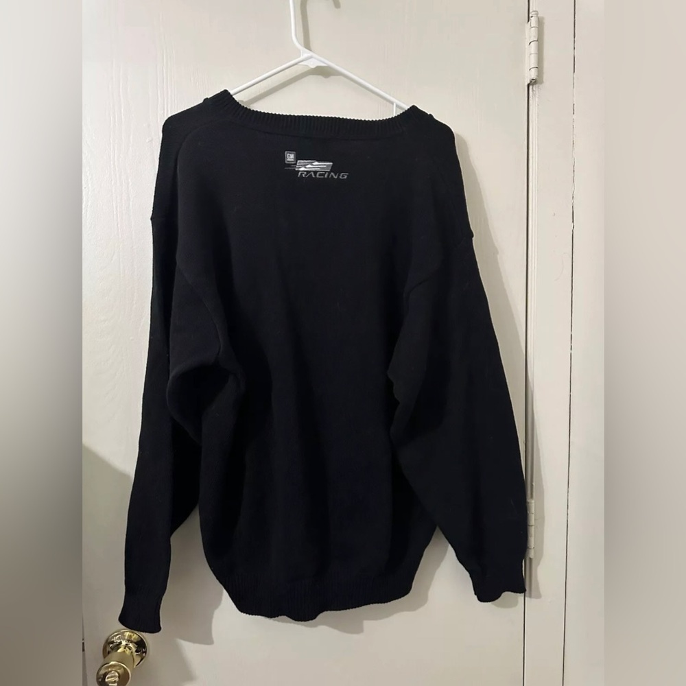 GM Racing Knit Sweater Size Large Vantage Label - Picture 3 of 4